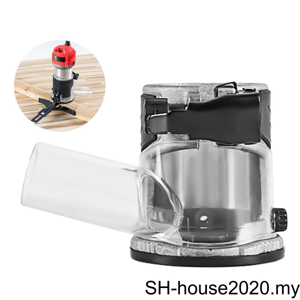 1/2/3 Transparent Wood Trimmer Router Base Dust Cover for Routing ...