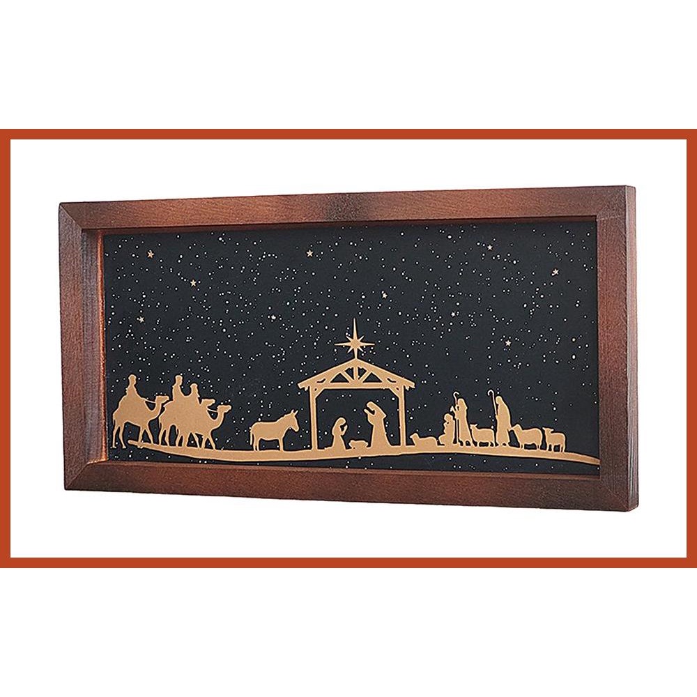 Christmas Nativity Letter Decoration Vivid and Realistic Nativity of