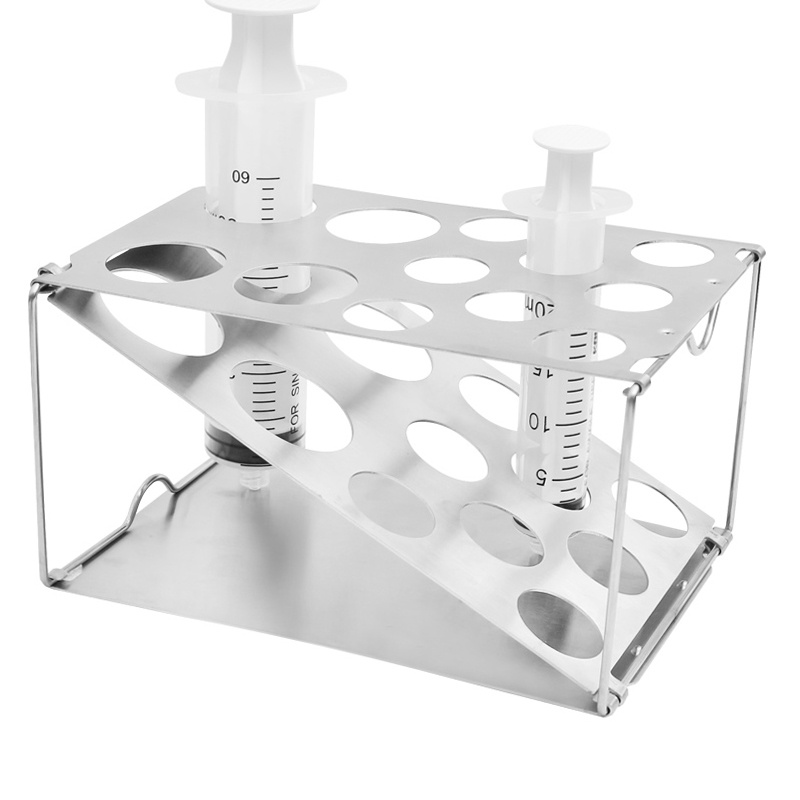 Syringe Holder Foldable Autoclavable Syringe Racks Liposuction Syringe