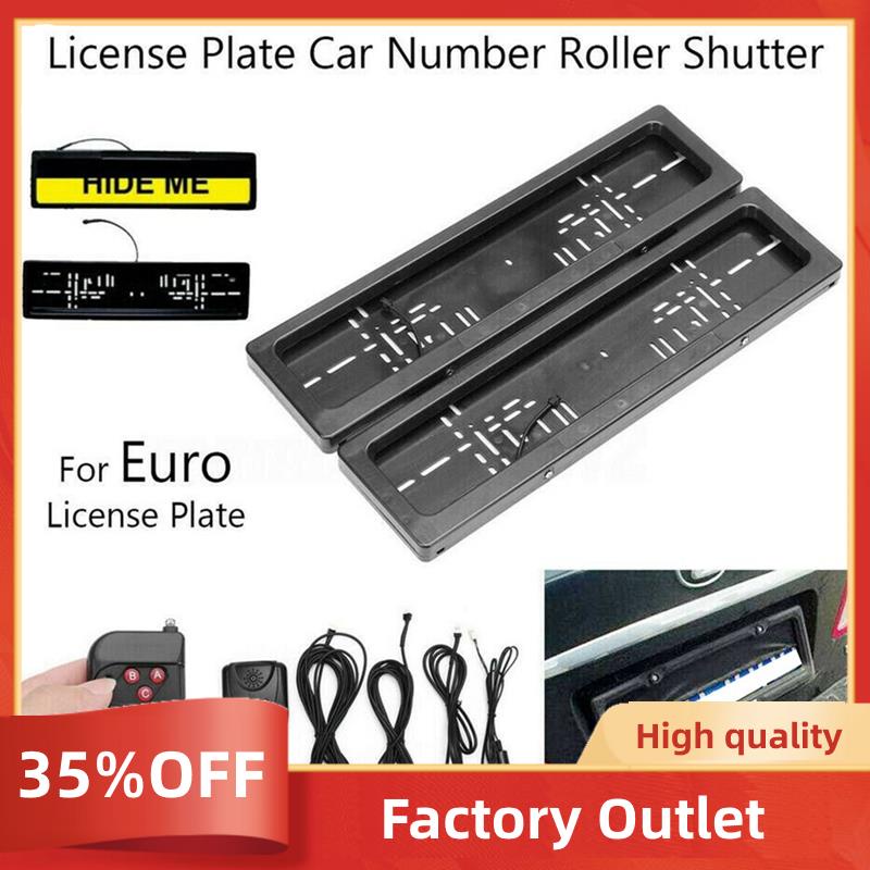 EU License Plate Car License Plate Shutter Car Number Roller Shutter