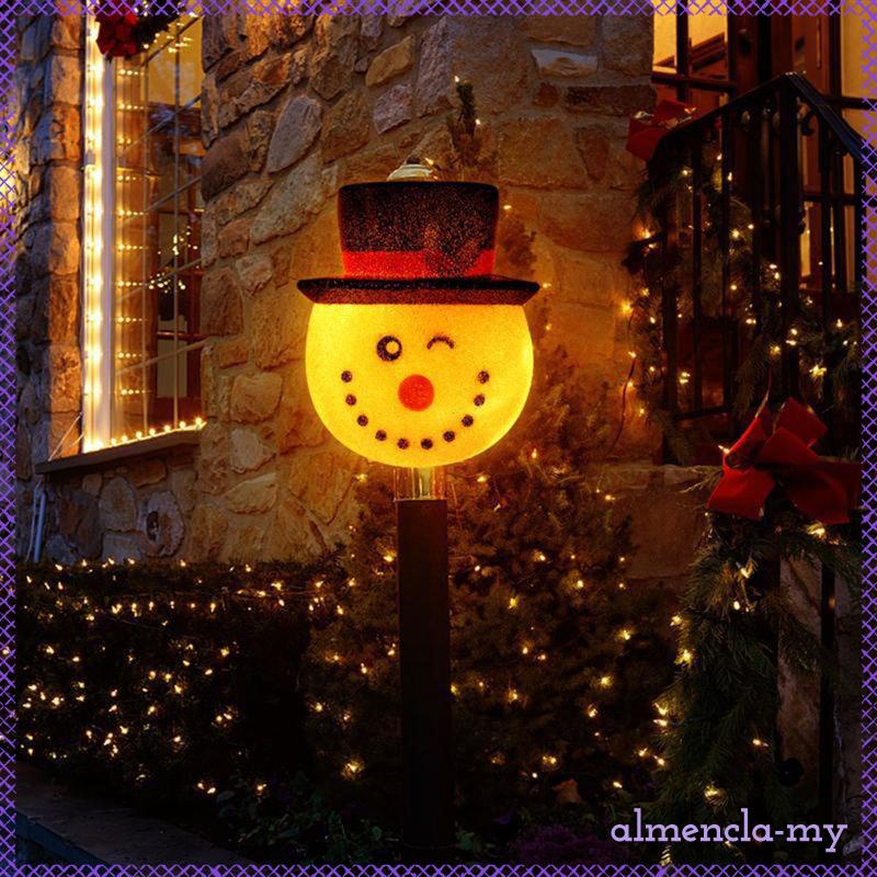 [AlmenclaMY] Christmas Snowman Porch Light Cover, Wall Lampshade ...