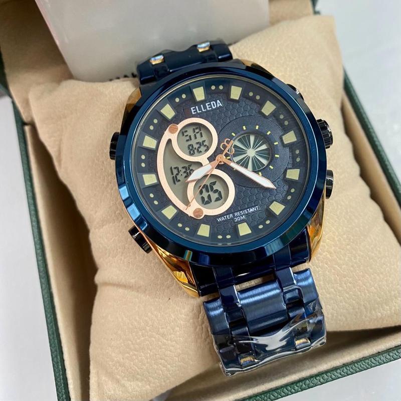 HOT SELLING ORIGINAL BELLEDA DUAL TIME LUXURY WATCH FOR MEN(B-9319 ...