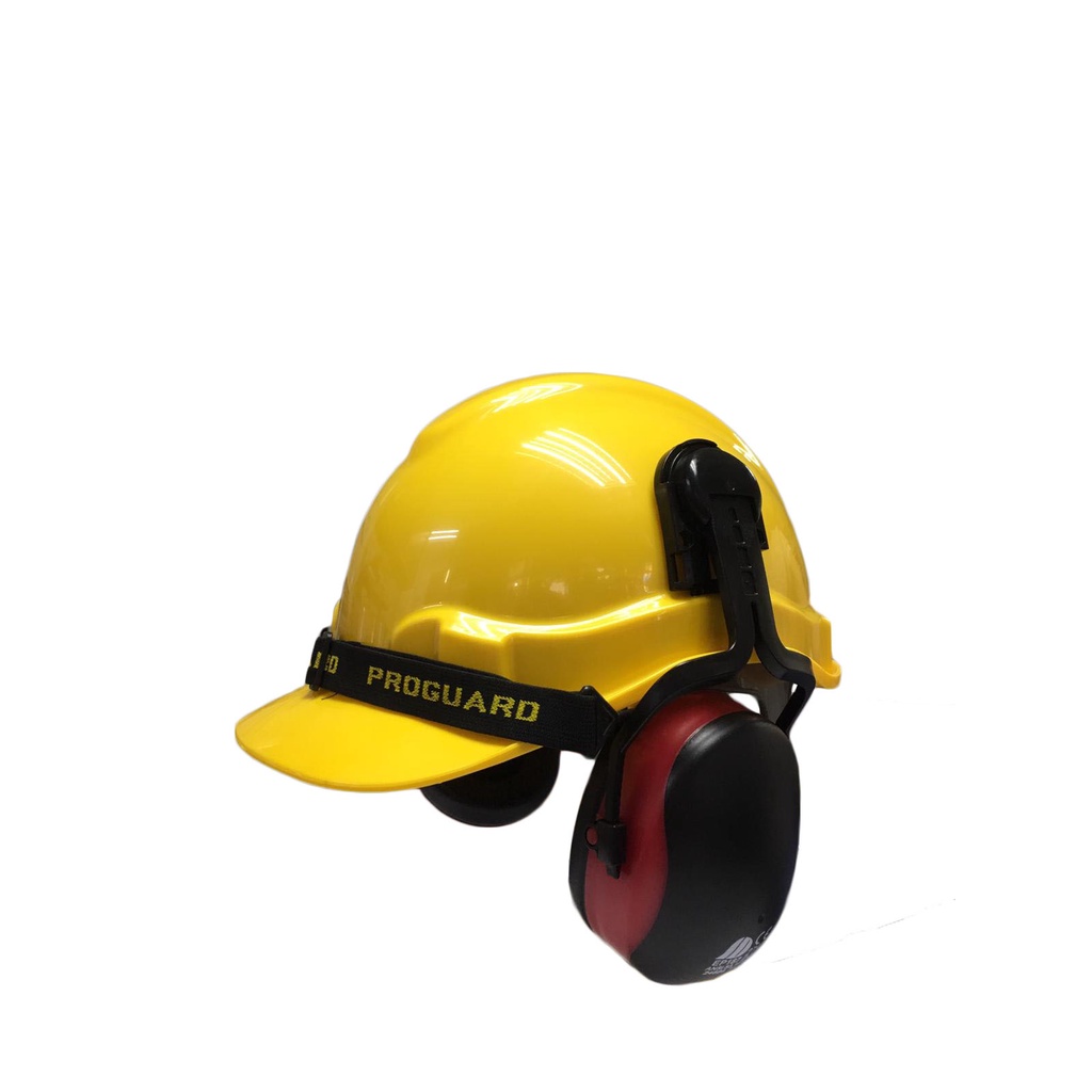 Cap Mounted / Attachable Safety Earmuff Certificated CE ANSI AS/NZS ...