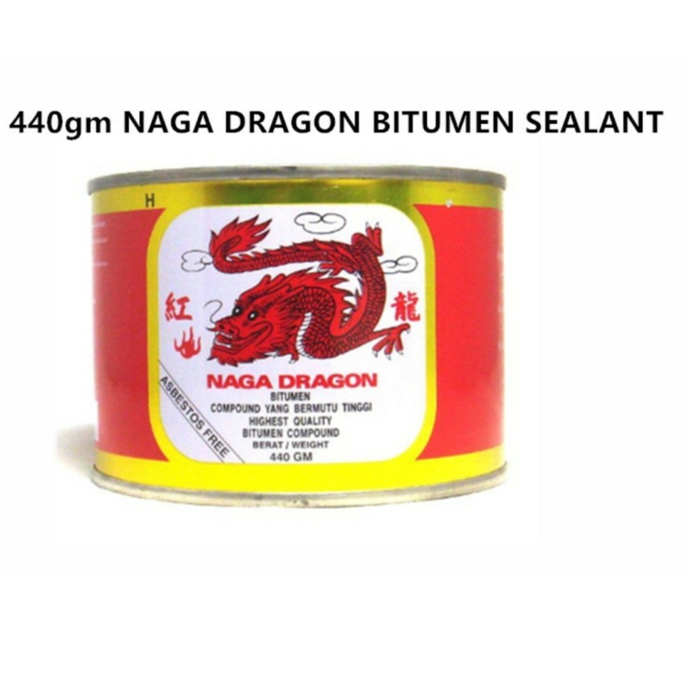 Bitumen Sealant Naga Dragon Bitumen Compound 440g Weather Roofing / Gum ...