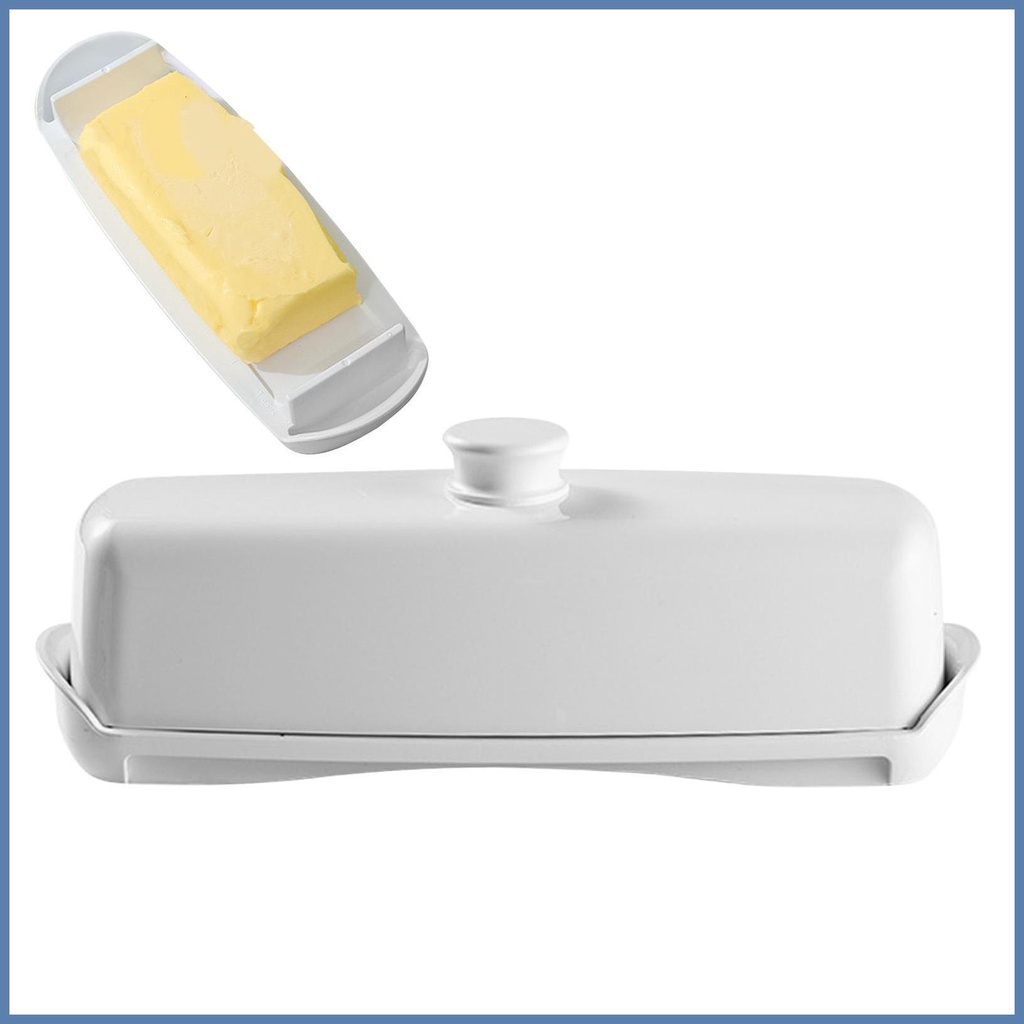 Butter Dish Rectangular Butter Container Holds for Countertop Butter
