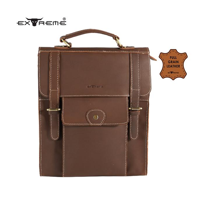 Extreme Leather Handle Document Laptop Bag fits 13" inch Laptop