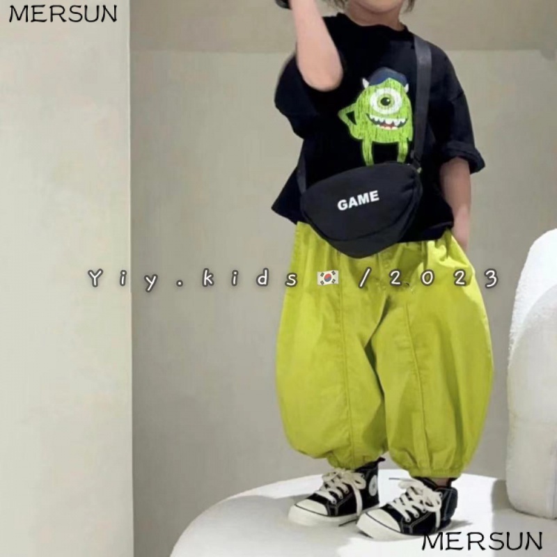 Teenage Girls Pants 2023 Summer Casual Thin Trousers for Children