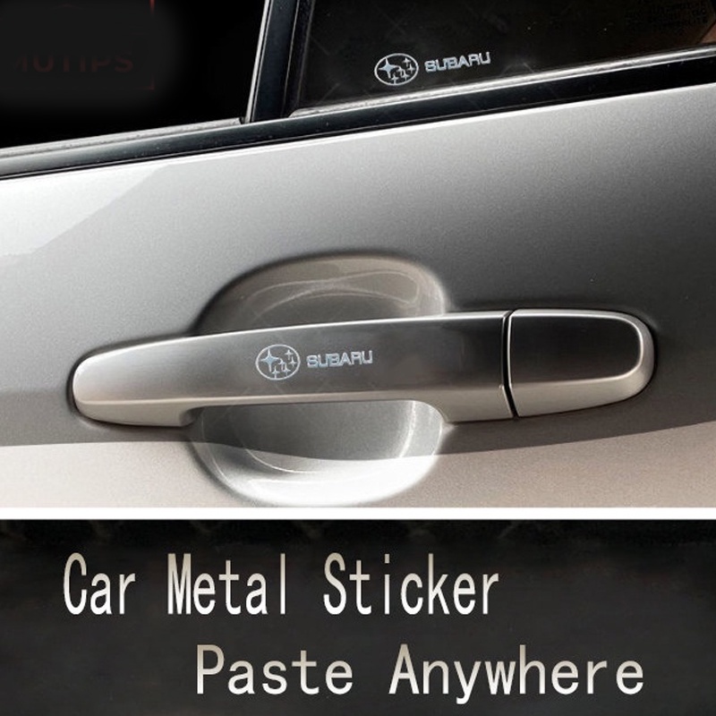 Subaru Car Logo Metal Sticker 3D Creative Decoration Window Door ...