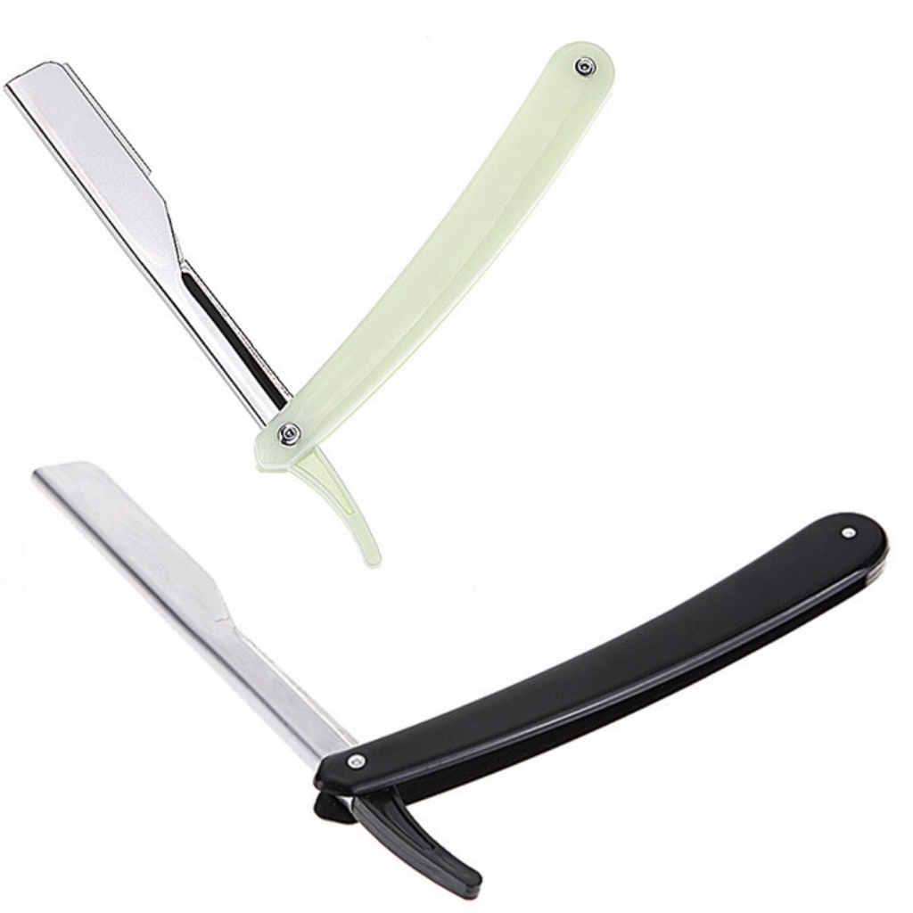Barber Salon Manually Straight Cut Stainless Steel Barber Razor Folding ...