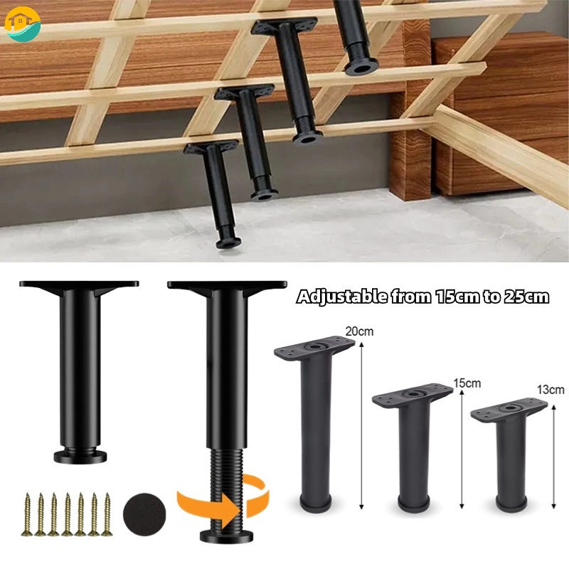 13/15/20cm Adjustable Bed Sofa Legs For Retractable Heavy Duty Bed ...