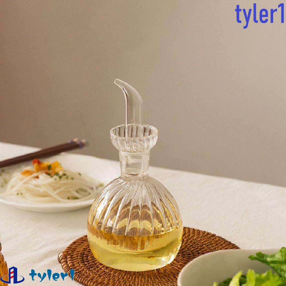 TYLER1 Oil Dispenser, Glass Pouring Spout Cruet Pourer, Nondrip 500