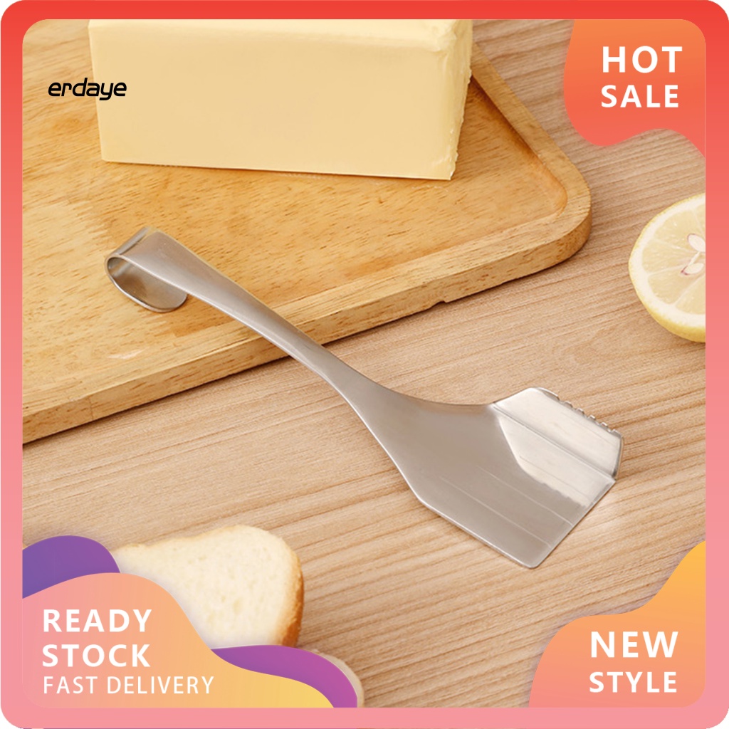EYD Butter Slicer Uniform Cutting Serrated Edge Curved Handle Cheese