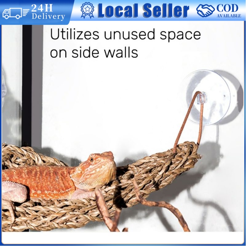 Swing Reptile Seaweed Gecko Lizard Bearded Dragon Hammock Pet Cage