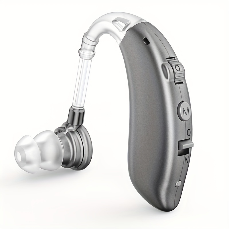 Rechargeable Digital Hearing Amplifier with Noise Cancelling for