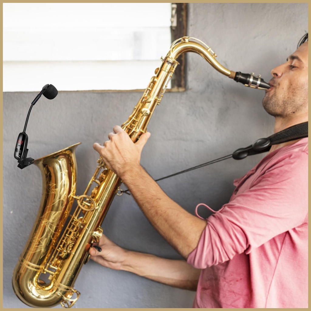 UHF Violin Pickup Microphone Clip On Violin Microphone Clip Condenser