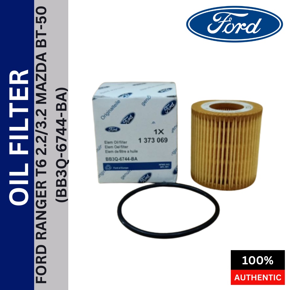 FORD RANGER T6 T7 T8 BT50 2.2 3.2 OIL FILTER OEM BB3Q-6744-BA | Shopee ...