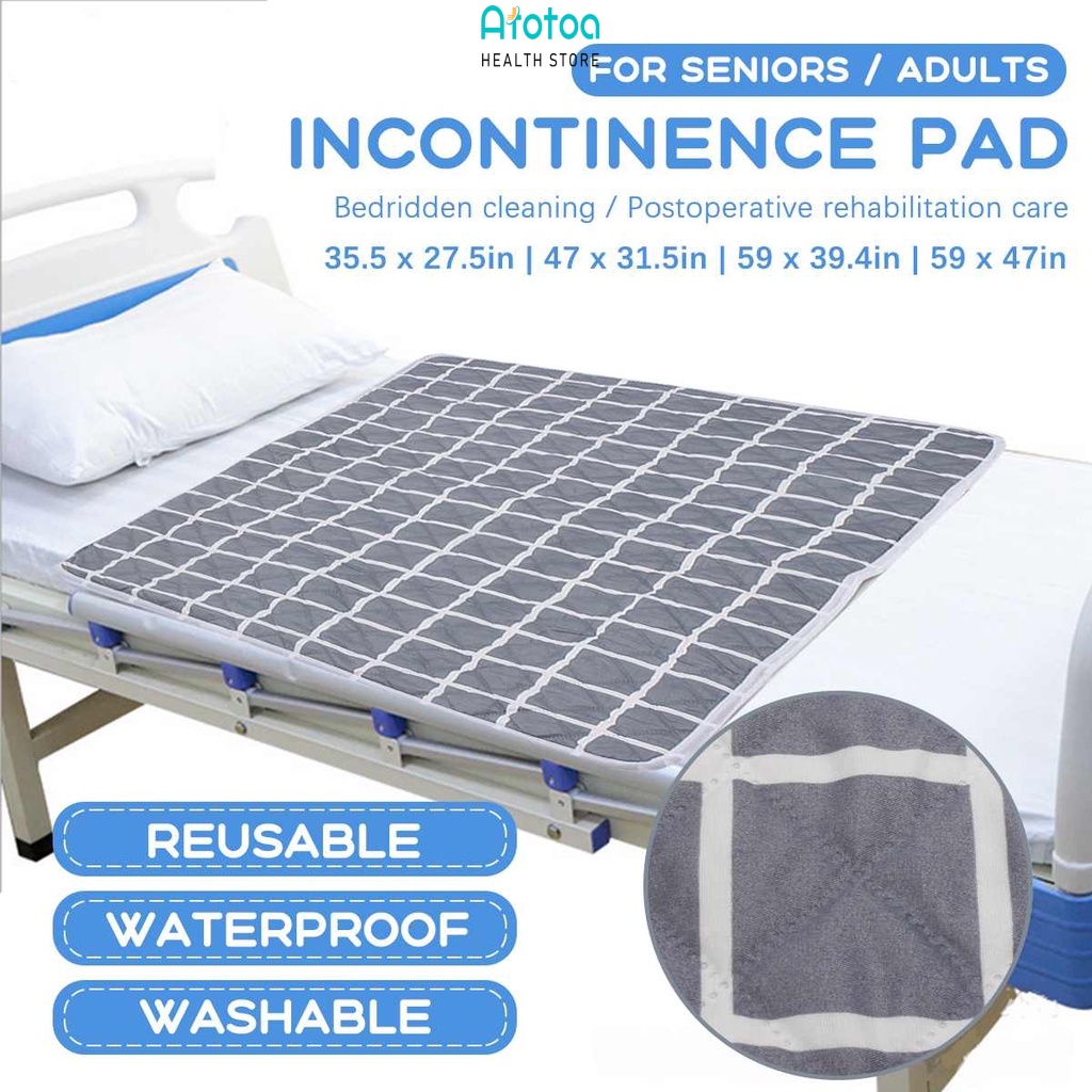 ATOTOA Reusable Underpad for Adults Disposable Washable Waterproof
