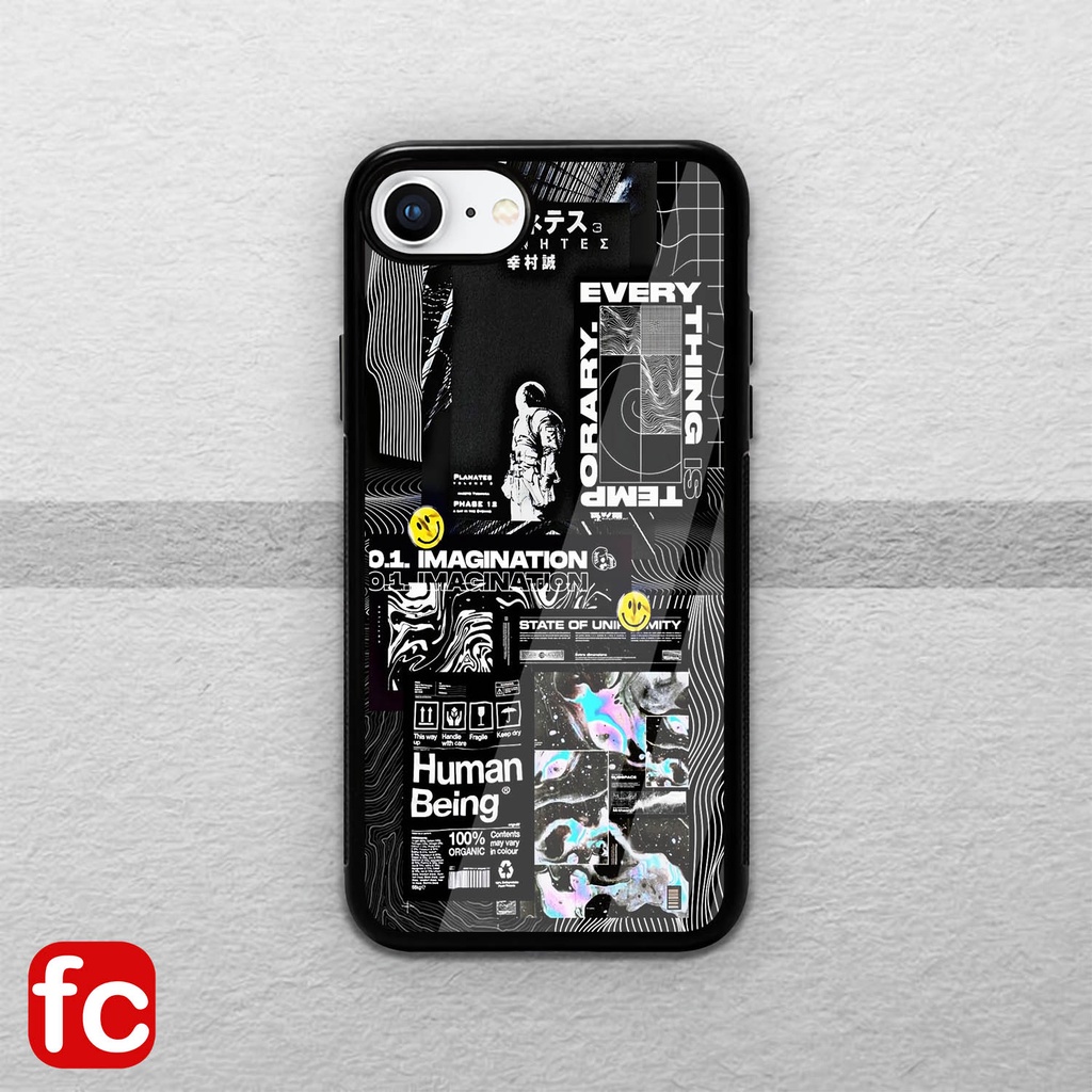 Case Glossy Iphone IP 7 | Ip 8 | Ip SE 2020 | Fr43 Aesthetic Graffiti ...