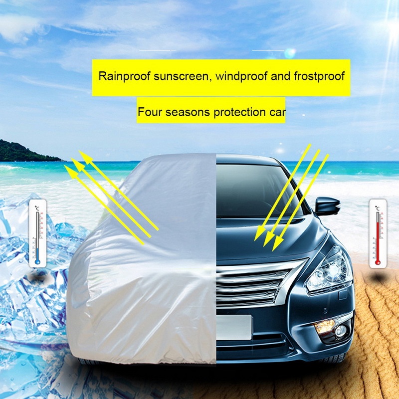Universal Car Cover Outdoor Sun Protection Resistant Waterproof