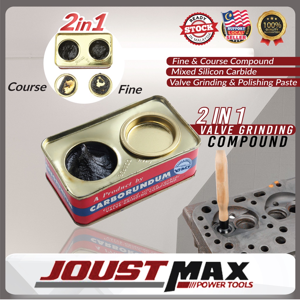 2 in 1 Carborundum Valve Grinding Compound Fine Course Motorcycle Valve