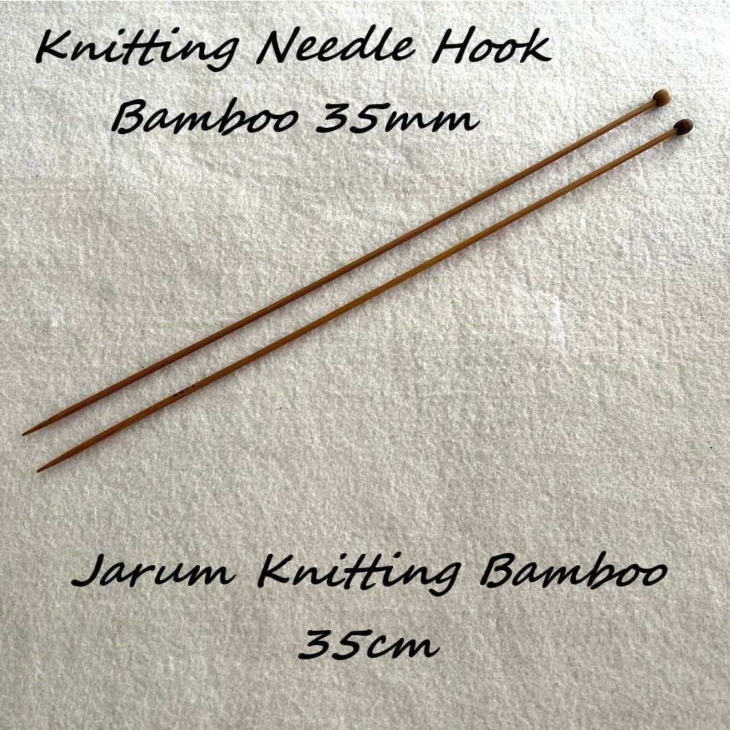 Knitting Needle Bamboo Single Point 35cm (13