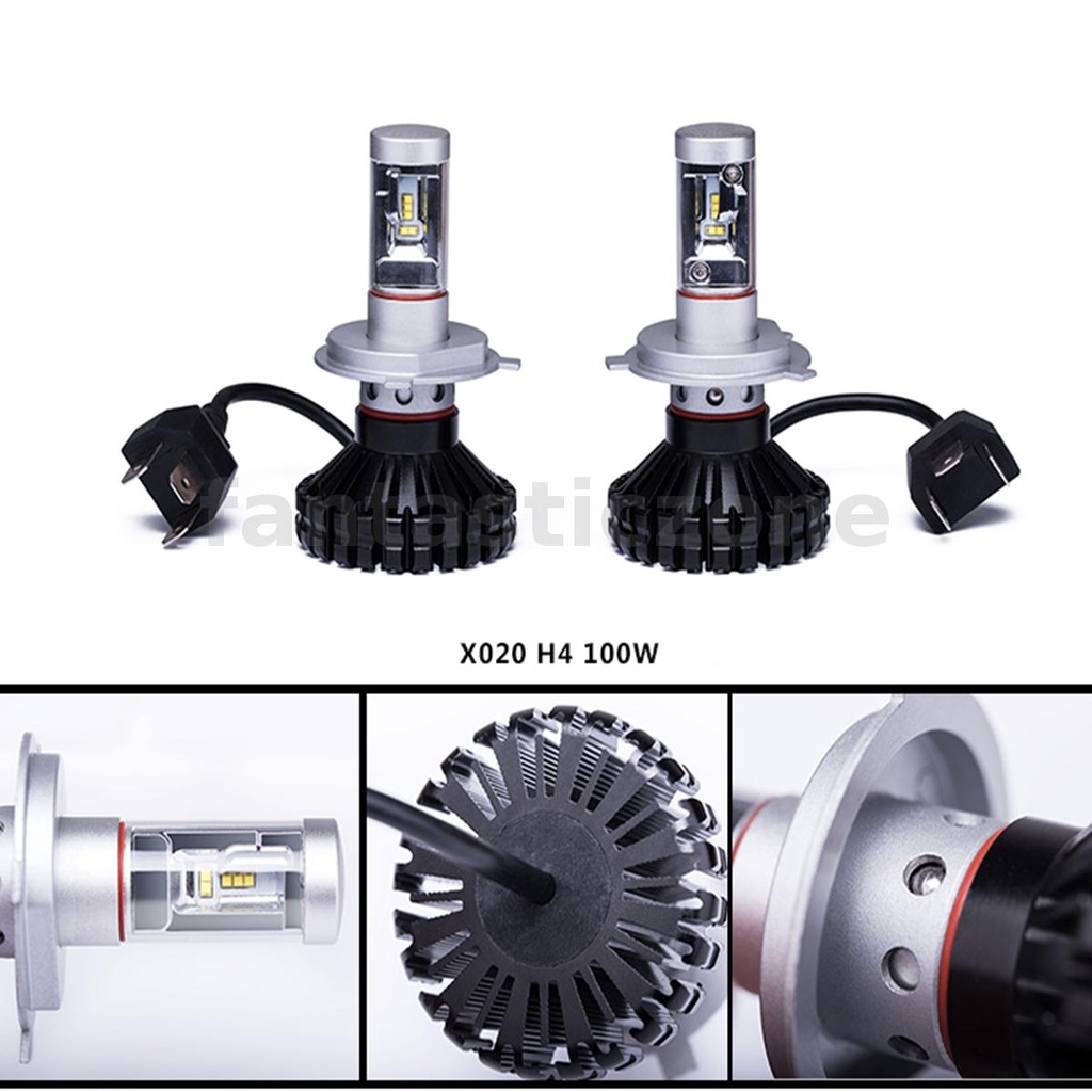 Bevinsee H1 LED Headlight Conversion Bulbs 6000LM 6000K Cool White, CSP LED, IP67