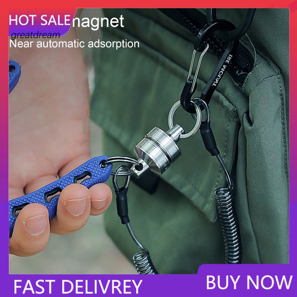 GR Fishing Gear Keychain Convenient Fly Fishing Net Release