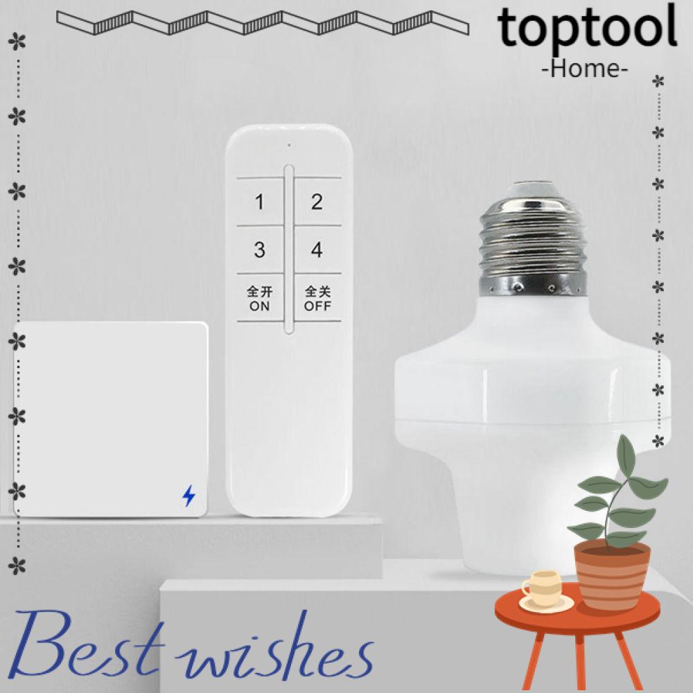 TOPTOOL Smart Timer Switch White Switch Socket Remote Control Multi