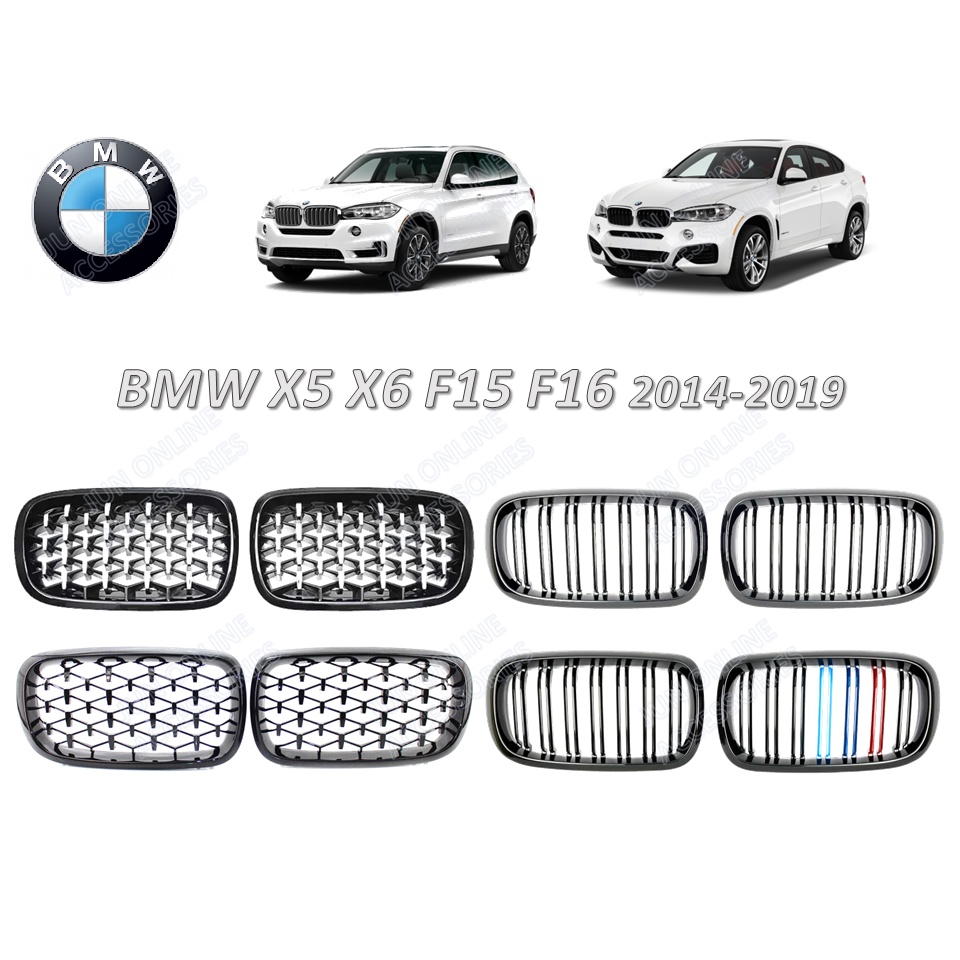 Bmw X5 F15 Accessories F15 Grill, Front Kidney Grille For 2014-2018 X5 ...