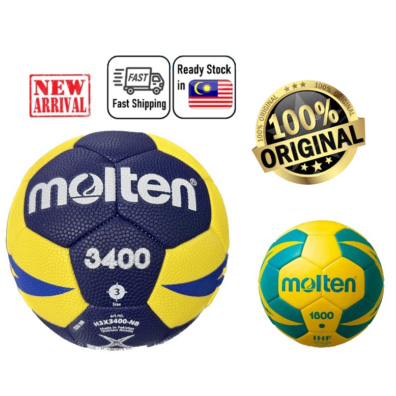 100 Original Molten Handball Bola Baling Size 1 3 Shopee Malaysia