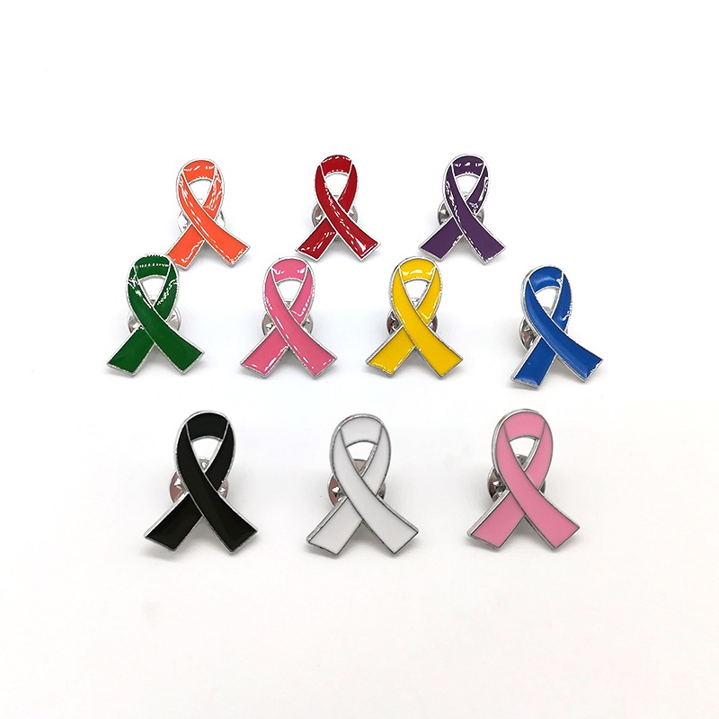 Pink Ribbon Enamel Pins Care for Breast Health Brooch Prevention ...