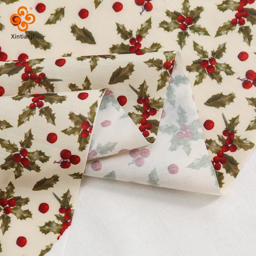 Christmas Series Cotton Fabric Printed Cloth Sewing Quilting Fabrics ...