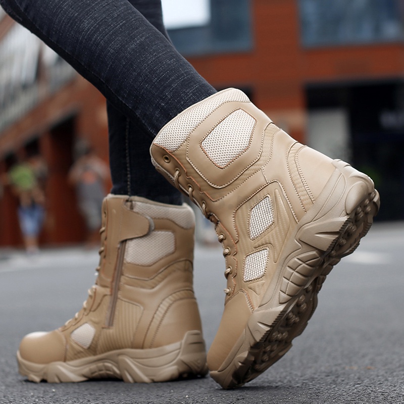 Ready stock large size original Panther military boots Martin boots men