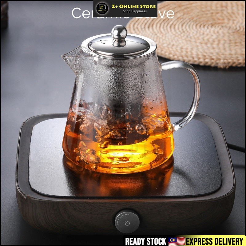 High Quality Glass Tea Pot with Filter Flower Teapot Tea Set Herbal Tea