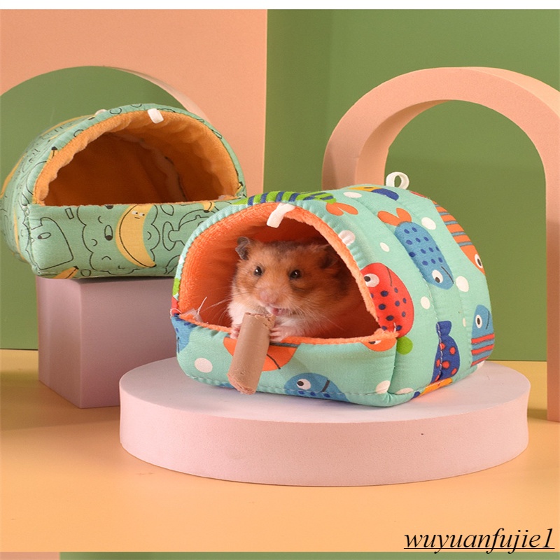 Cute Winter Rabbit Squirrel Mini Cage Guinea Pig Nest Small Animal