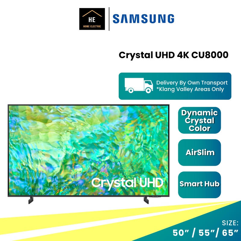 Samsung 50 55 65 Crystal Uhd 4k Cu8000 Series Smart Tv Dynamic