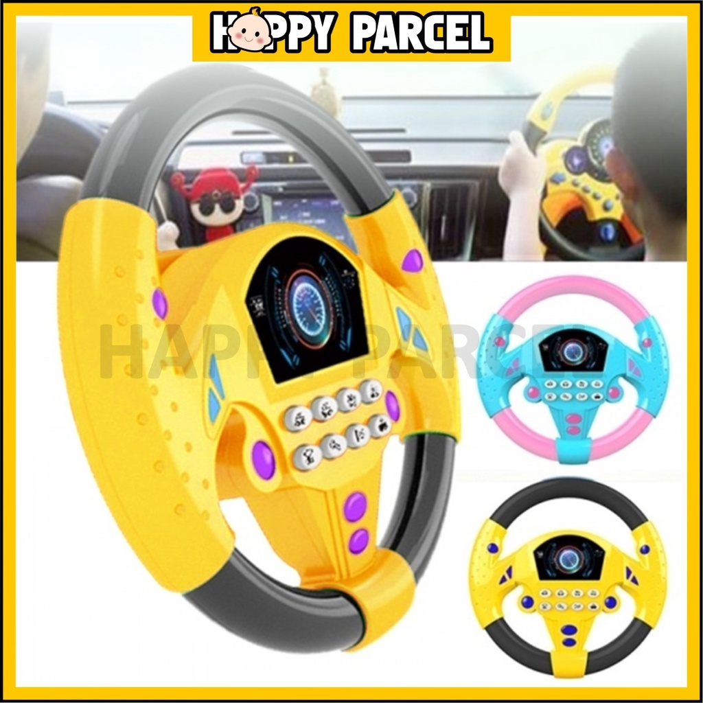 Baby Monsta Ready Stock In Malaysia Music Car Steering Wheel Toy Stering  kereta anak mainan