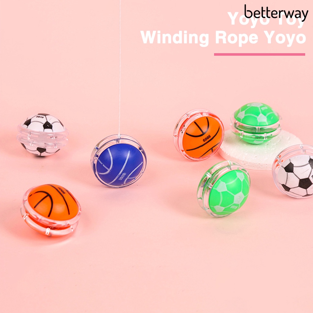 Betterway 2 Pcs Kids Yoyo Toy Colorful Trick Yoyo Responsive Ball with