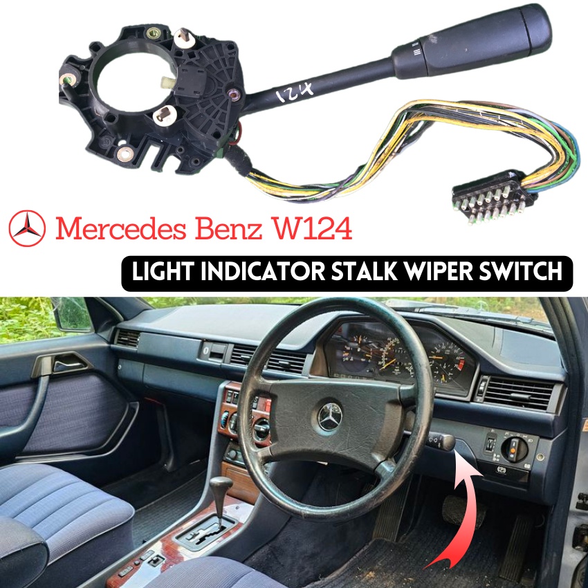 MERCEDES BENZ W124 Light Indicator Stalk Wiper Switch Shopee Malaysia