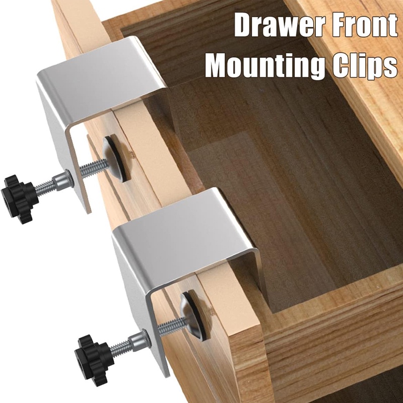 2pcs Drawer Fasteners Clamps Jig Cabinet Tool Home Accessories Steel ...