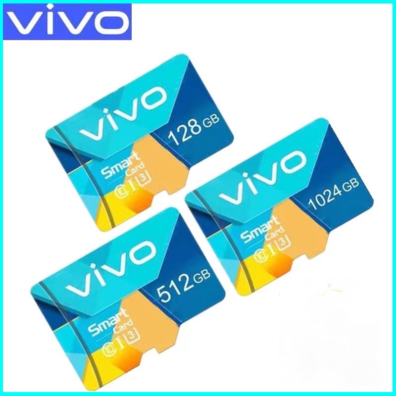 VIVO Plug Play Memory Card for Smart Phone SDCard/TF Storage Card Antishock 128G 256G 512G 1TB
