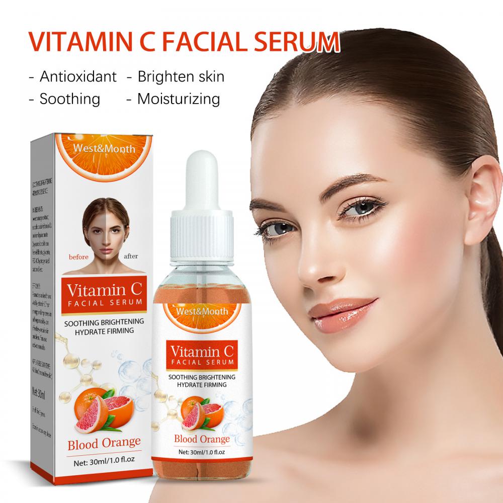 LOVKOR 30ml Blood Orange VC Whitening Face Serum Hyaluronic Acid Facial ...