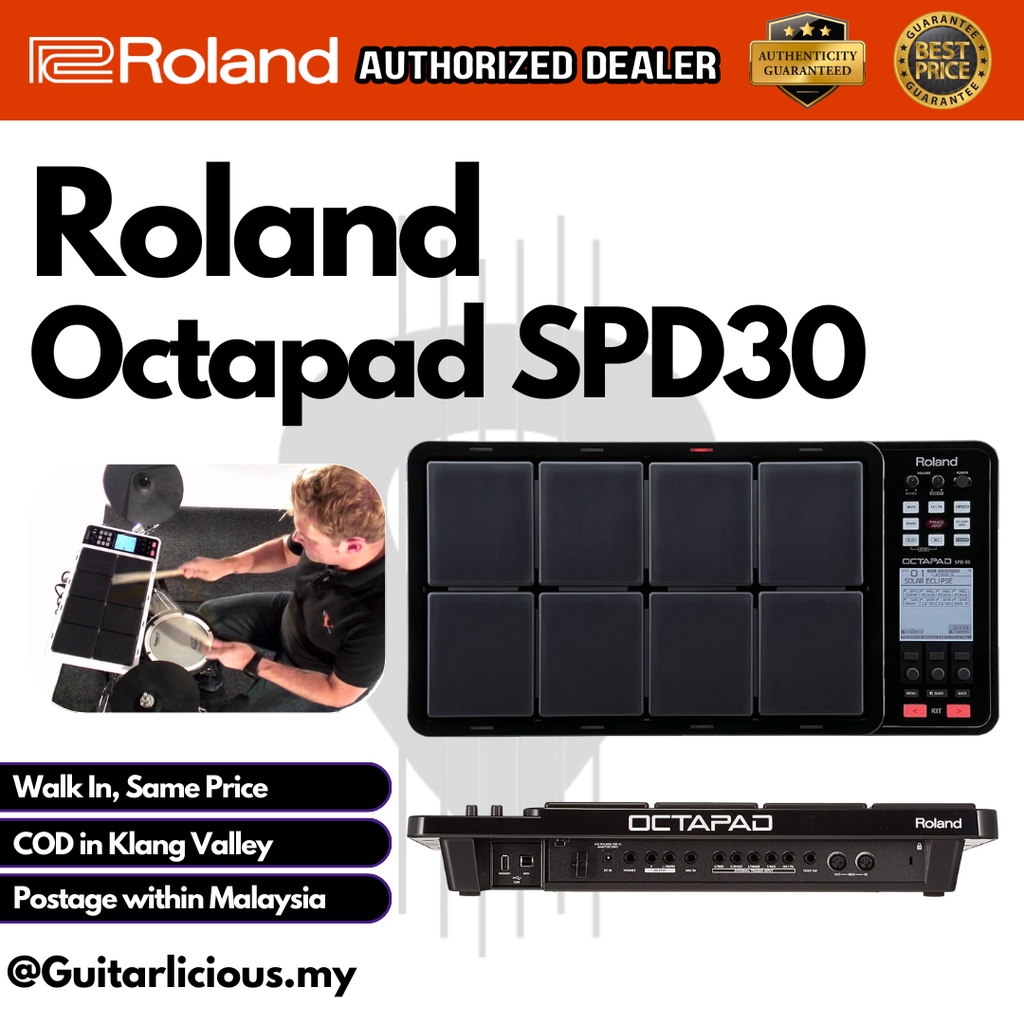 Roland Octapad SPD 30 Percussion Pad Black ( SPD 30BK / SPD30 / SPD