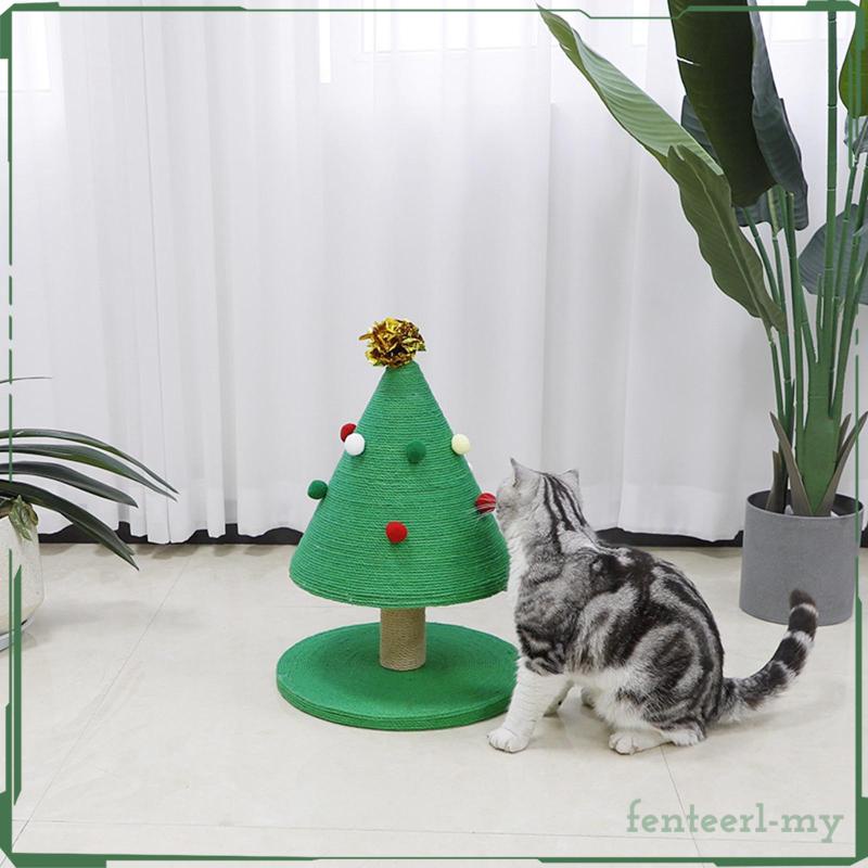 [Fenteer1efMY] Cat Scratcher Cat Scratch Post Christmas Tree Climbing