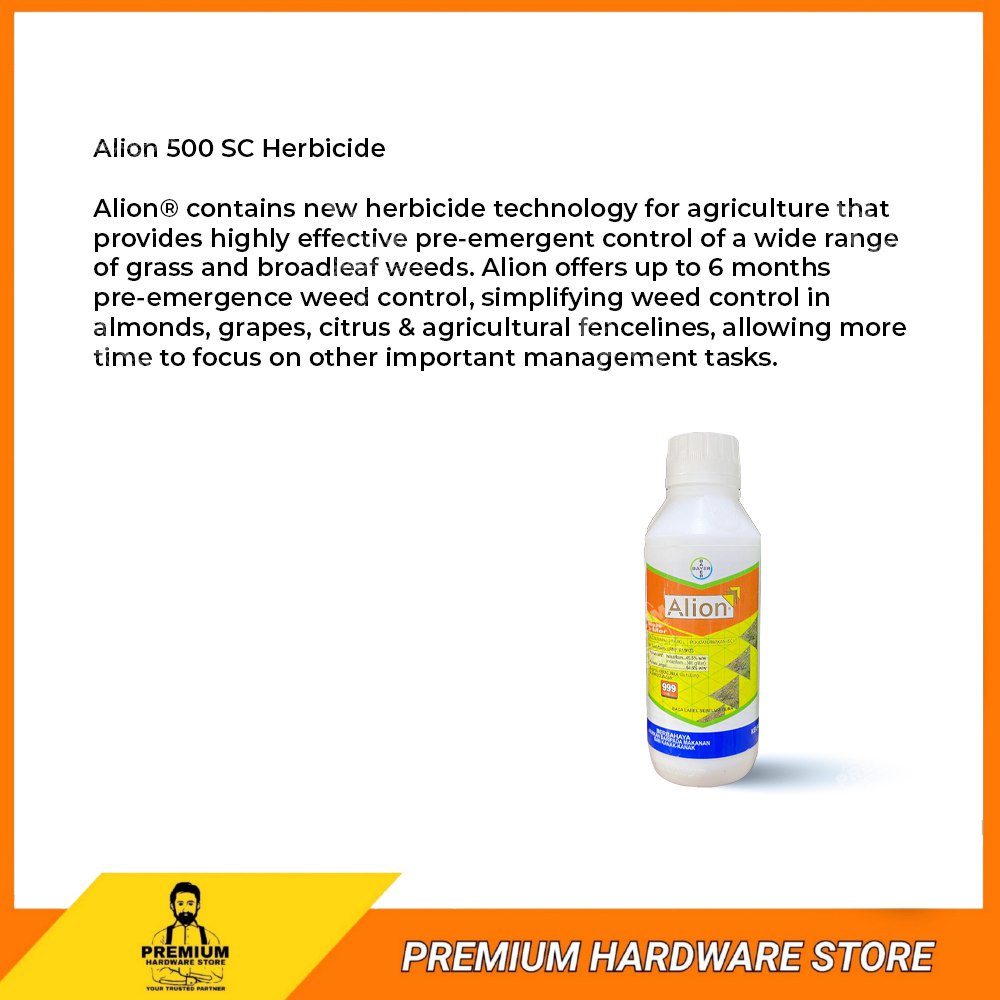 BAYER Alion 1 Liter Herbicide Indaziflam 45.5% Pre-Emergence Control ...
