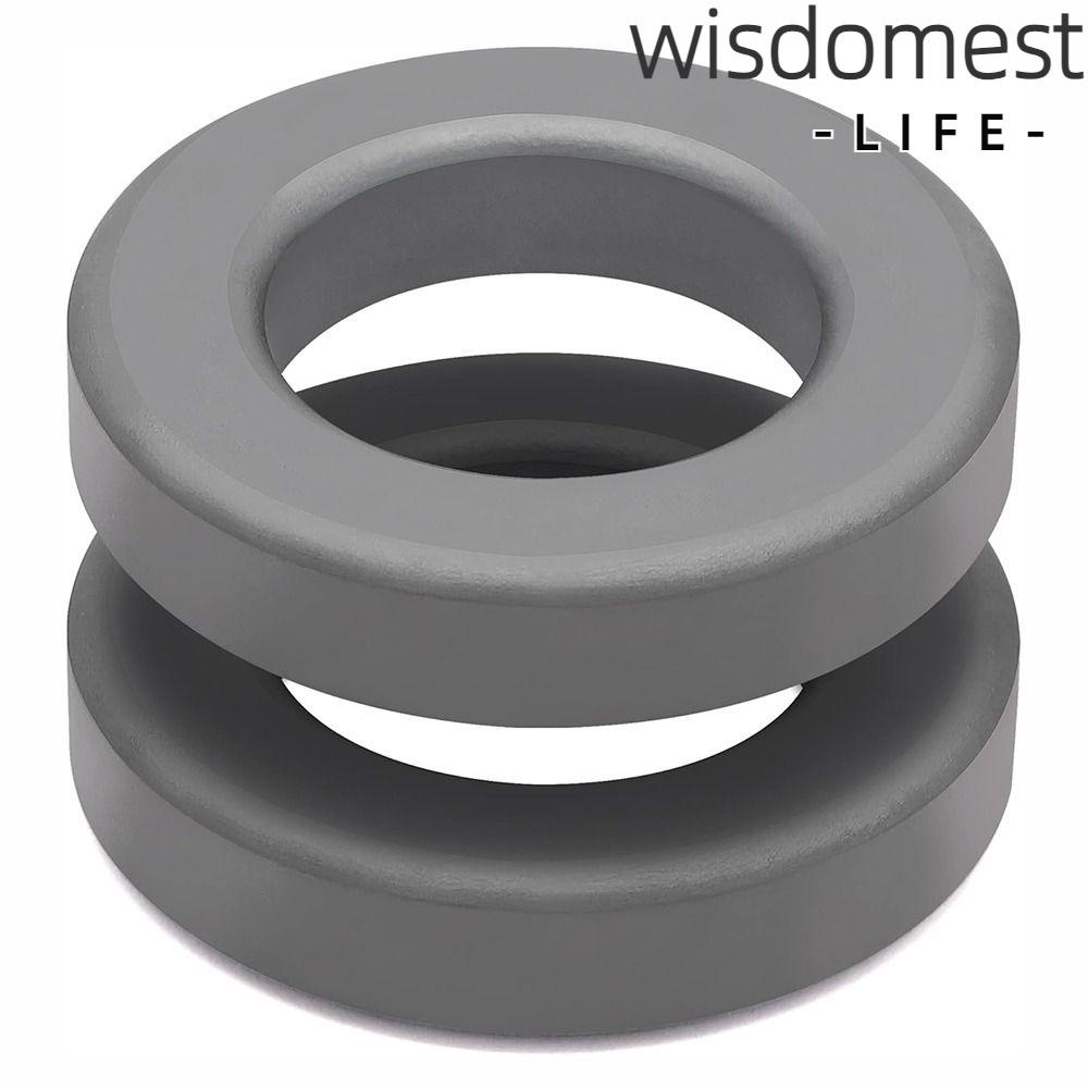 WISDOMEST1 2Pcs Ferrite Rings, Black 61x35x12.7mm Toroid Core Iron ...