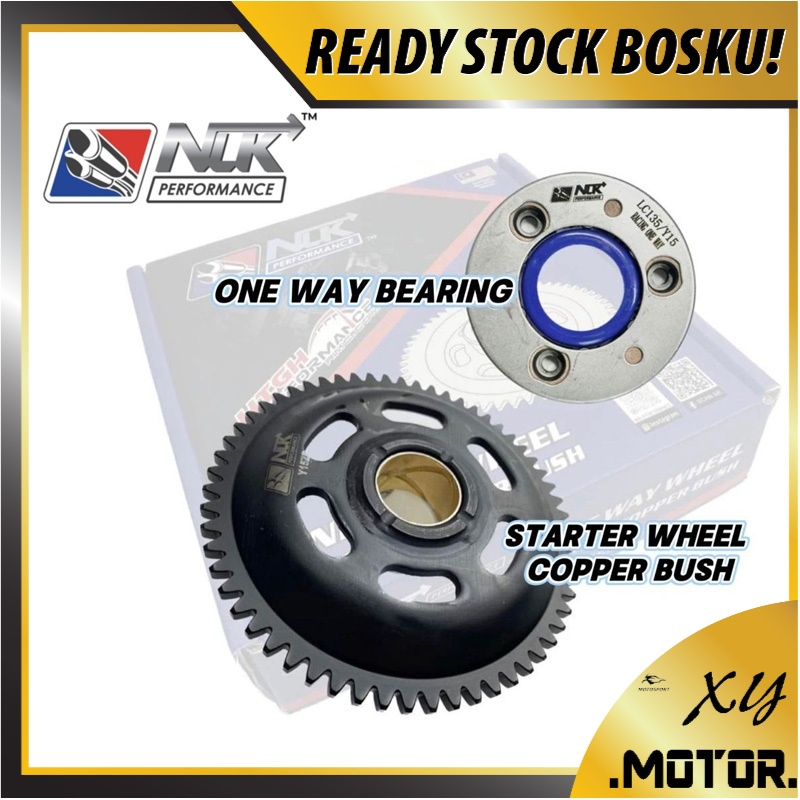 (NLK PERFORMANCE) RACING STARTER WHEEL V3 COPPER BUSH ONE WAY BEARING LC4S LC5S Y15ZR Y16ZR R15