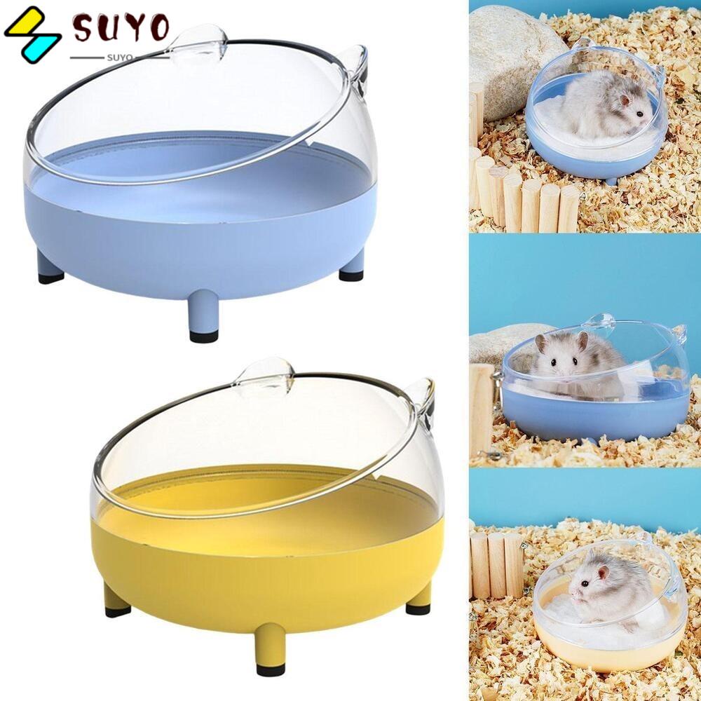 SUYO Hamster Sand Bath Container Beautiful Transparent For Mice Rabbit