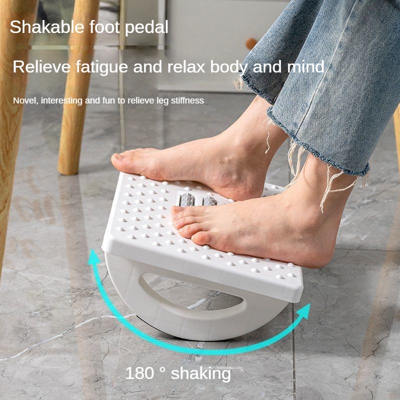 【ready store】Ergonomic foot rest office under desk with foot massage