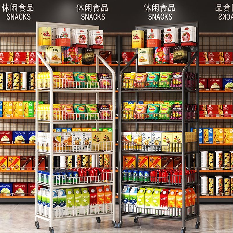 Convenience Store Supermarket Shelves Shelves Small Sales Department ...